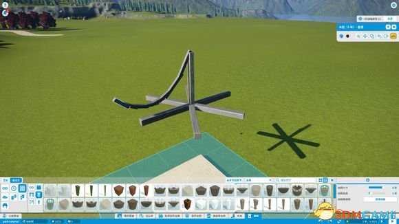 过山车之星中国式凉亭设计步骤