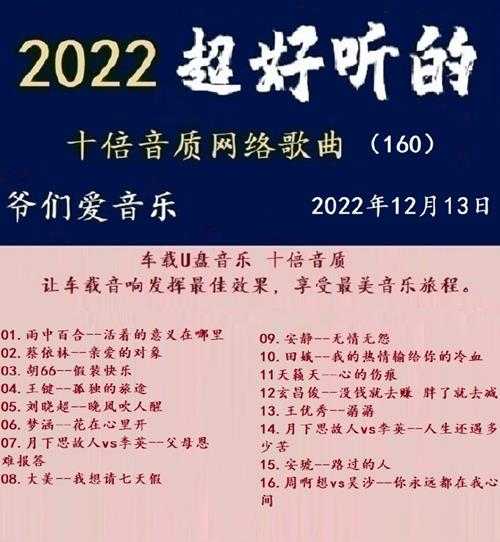 群星《2022超好听的十倍音质网络歌曲（160）》WAV分轨