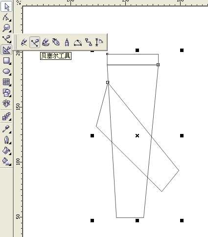 CorelDraw教程:绘制裤子造型