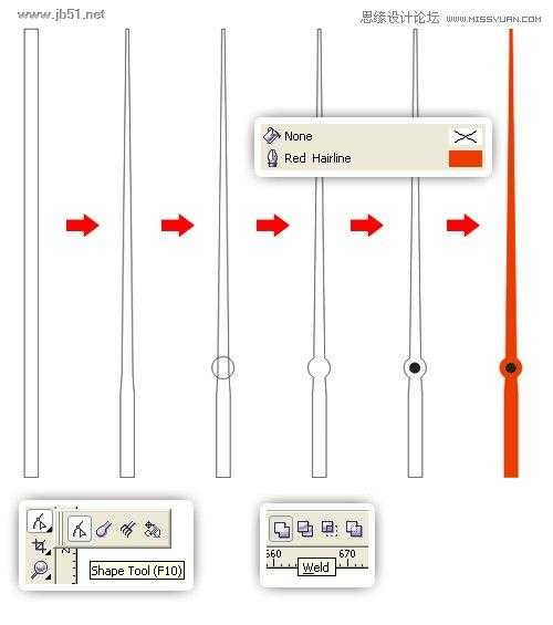 CorelDraw(CDR)设计绘制超真实的有质感的手表实例教程