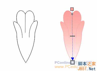 CorelDRAW(CDR)12设计绘制三朵清新小花朵实例教程