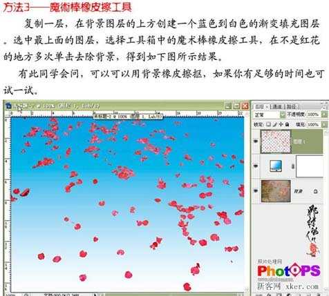 ps大师详细讲解红花抠图教程