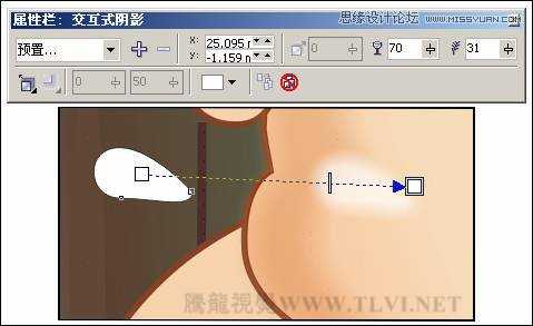 CorelDRAW绘制可爱的泡泡猪在睡觉的卡通插画