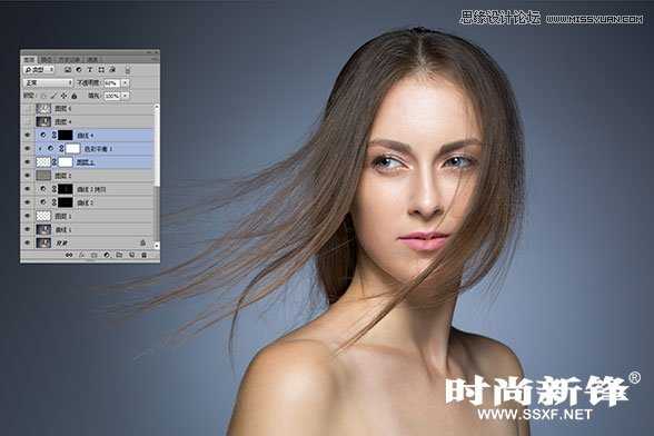 Photoshop打造一套高端质感人像后期修图教程