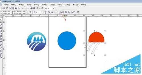 用CorelDRAW曲线绘制图形标志