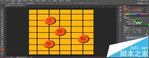 ps怎么绘制中国象棋棋盘? ps象棋棋盘的画法