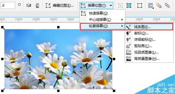 在CorelDRAW中如何去除复杂背景并变成矢量图?