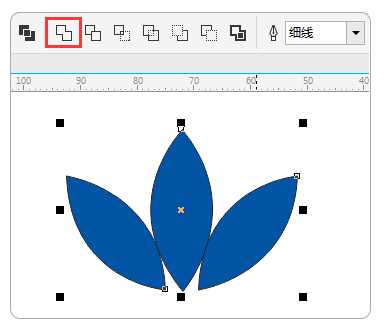 CDR快速制作阿迪logo标志