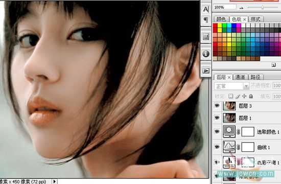 Photoshop 超强美化偏色的人物照片