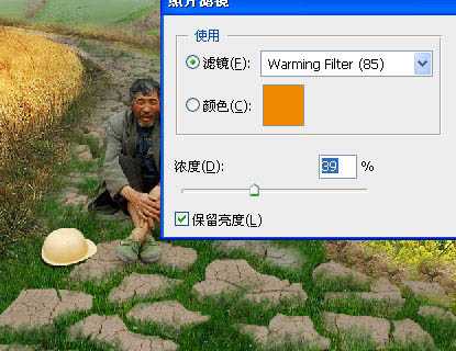 photoshop 干枯的荒地再现生机的合成方法